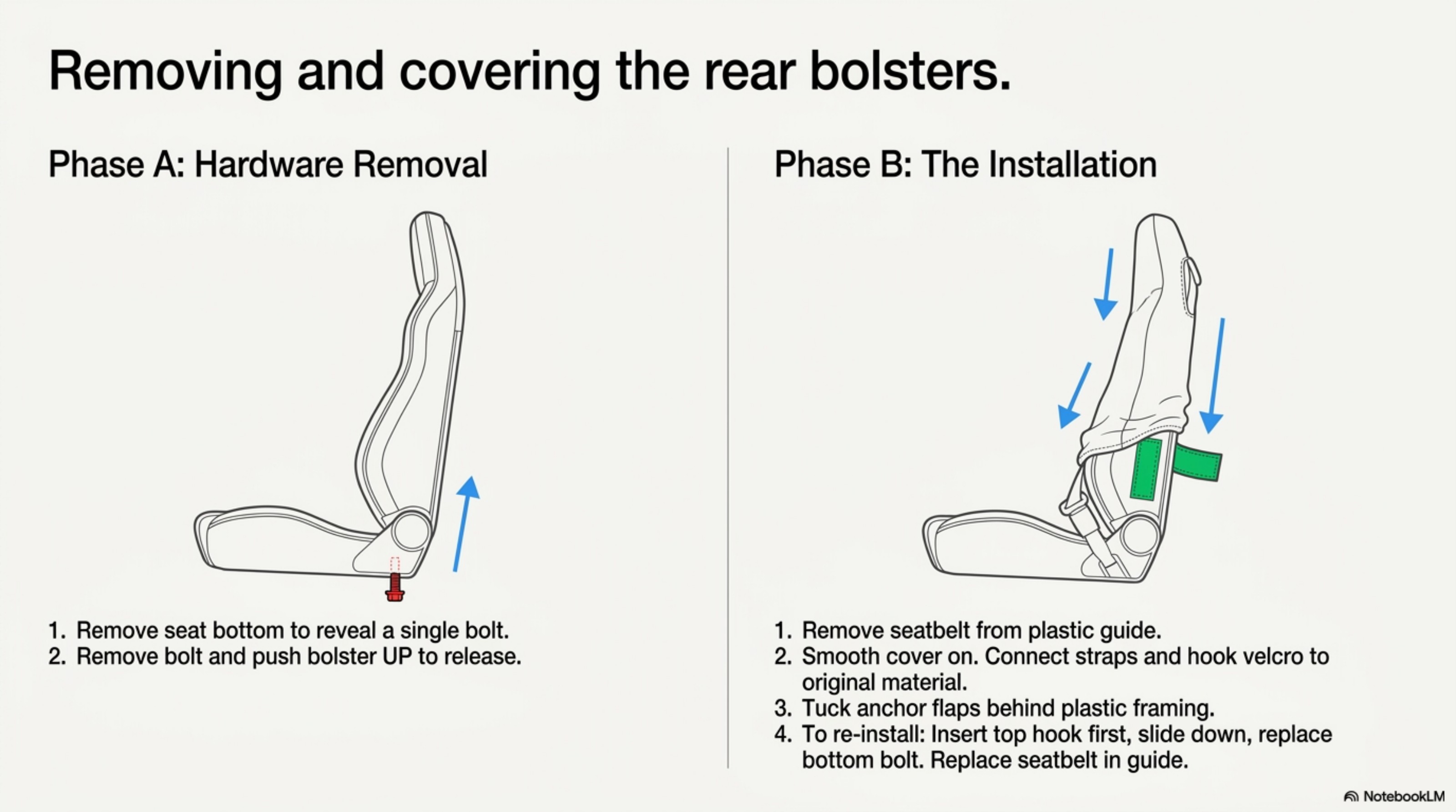Playbook page 11: Rear Bolsters